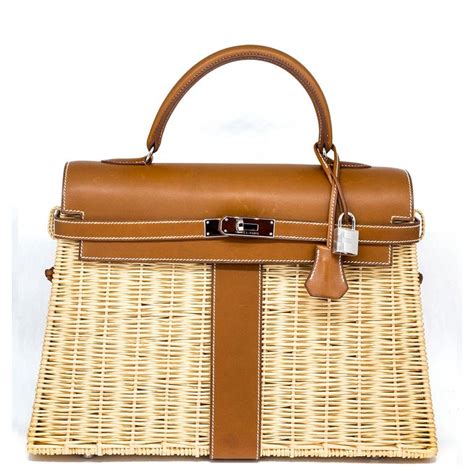 Hermes birkin and kelly picnic bag